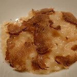 osteria LIU - コースに追加した一皿　トリュフリゾット　白トリュフたっぷり
