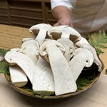 片折 - 朝獲れの珠洲の松茸