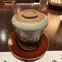 たでの葉 - ❶香茸の茶碗蒸し。