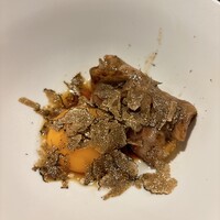 焼肉 牛印 新宿店 - サーロインのトリュフ焼きすき