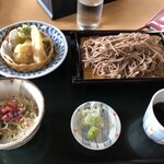 天城高原ゴルフコース - 天ぷら蕎麦定食