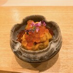 鮨 まるふく - 馬糞雲丹といくら