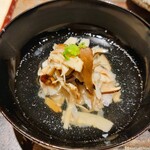 髙橋 謙太郎 - お椀は白甘鯛、４種類のキノコを使って澤煮椀