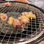 焼肉 親鳥専門店 ばかたれ - 親鳥網焼き