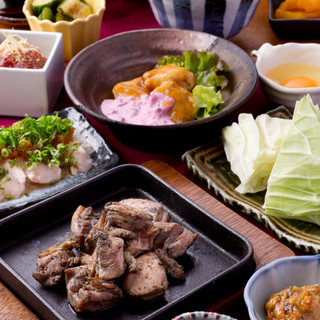 We offer course dishes featuring the signature dishes of the long-established chicken restaurant "Mansaku."