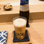 鮨 まるふく - ノンアルコールビール