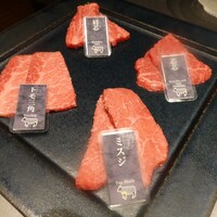 牛の達人 GINZA - 和牛希少部位盛り合わせ