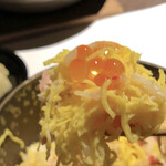 恵比寿 蟹よし - 蟹とイクラの土鍋ごはん