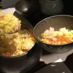 恵比寿 蟹よし - 蟹とイクラの土鍋ごはん