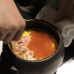 恵比寿 蟹よし - 蟹とイクラの土鍋ごはん