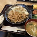 大衆酒場 鳥祐 - 生姜焼き定食