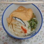 宮川製麺所 - うどん(小)と、油あげ