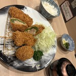 Tonkatsu Kagurazaka Sakura - 4種盛