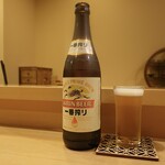 鮨駒 - 最初はビール♪