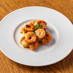 Grilled herb shrimp and Hokkaido scallops