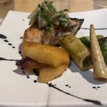 小料理 椿 - りんご煮はシナモン風味♪