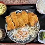 あんぶれら - チキンカツはボリューム満点。