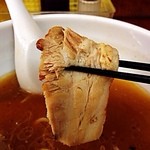 喜奴屋 - 軟らかく肉の旨味のあるチャーシュー。