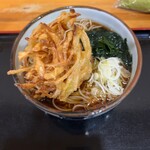 立食いそば 山吹 - かき揚げそば　550円