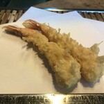 海老蔵 天ぷら - この順番で提供されました。
