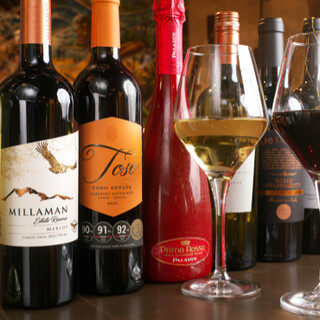 A wide variety of daily wines to choose from! From 600 yen per glass