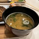 マルとマル たなか - 麦みそのお味噌汁