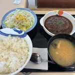 Matsuya - デミグラスハンバーグ定食❗️