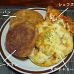 まんぷくさん - パン4種