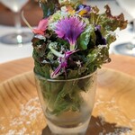 デフィ・ジョルジュマルソー - 葉野菜のサラダ。見て美しく