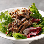 Gizzard confit and watercress salad