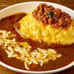Delicious spicy curry Omelette Rice