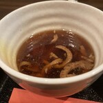 瓦町どら鴨 - つけ汁にはしょうりょうの鴨肉