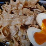 武士道 - 黒醤油野菜大盛ニク侍+味タマ♪