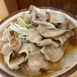 そばの神田東一屋 - 禁断　夜中　W肉そば　660円