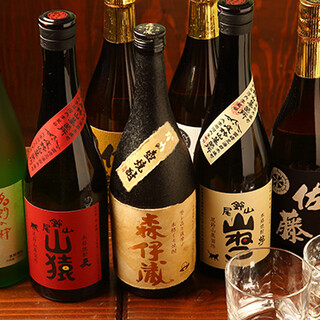 [A wide variety of drinks] A variety of seasonal sake and premium shochu