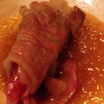 うしごろ 貫 - サーロインの焼きしゃぶポン酢