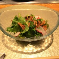 鉄板焼 しろや 銀座亭 - 季節のサラダ