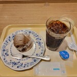 ドトールコーヒーショップ - 熊本県産和栗のモンブランアイスコーヒー