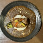 黒岩咖哩飯店 - ハンバーグカレー1080円