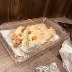 TAKE OUT MENZOU - とり天4本とししとう1本　レモン付