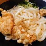 べん天うどん - 令和5年10月
ランチタイム(11:00〜15:00)
とり天ぶっかけうどん冷 税込550円