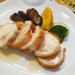 キッチン ブルー グローブ - 反対側から、ソースもタップリ！