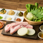 Thick samgyeopsal (1 serving)