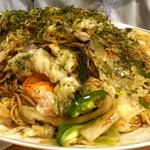 居酒屋 花門 - 居酒屋花門　今回初めて食べる「焼きそば」400円