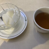 中国飯店 三田店 - デザートの杏仁豆腐