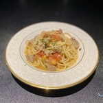 Salsiccia and Tomato Aglio e Olio