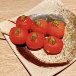 Yakitori Kinzan - 焼きトマト（¥220/本）（税込）