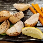 寿司一心 - 帆立貝柱の塩焼き