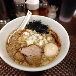 麺処 はら田 - 背脂煮干らーめん1000円