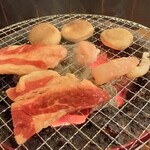 Shichirin Yakiniku Anan - 焼き開始♪